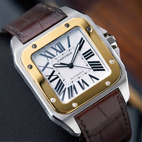 cartier santos 100 xl replica|cartier santos 100 price list.